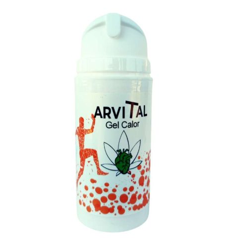 Imagen del Gel Calor de la marca Arvital, enriquecido con CBD.