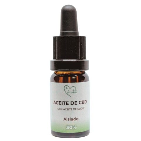 Aceite de CBD aislado al 30% para promover calma y bienestar.